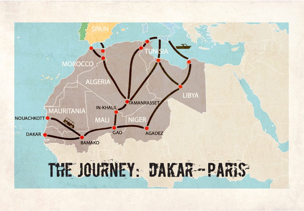 Journey Dakar-Paris screenshot 1